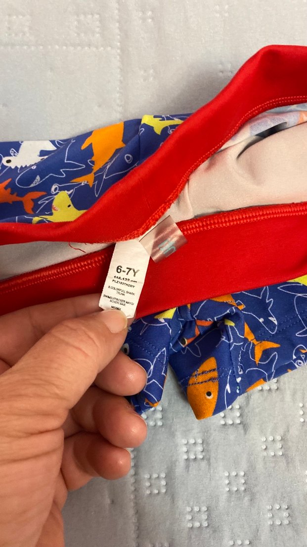 Penti 6-7 yaş balık desen mayo - Görsel 4