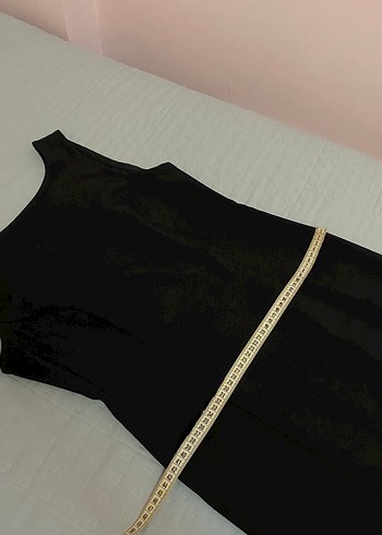 Sisley 36 beden askılı elbise - Görsel 3