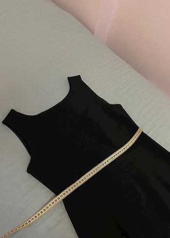 Sisley 36 beden askılı elbise - Görsel 4