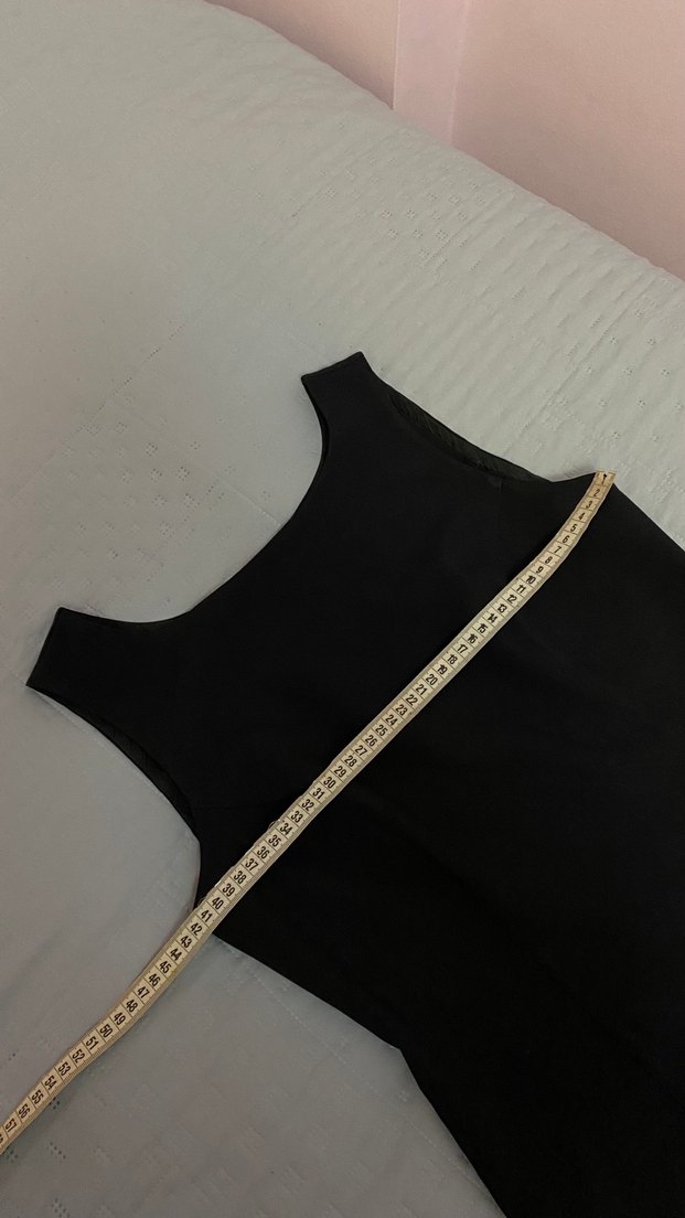 Sisley 36 beden askılı elbise - Görsel 5