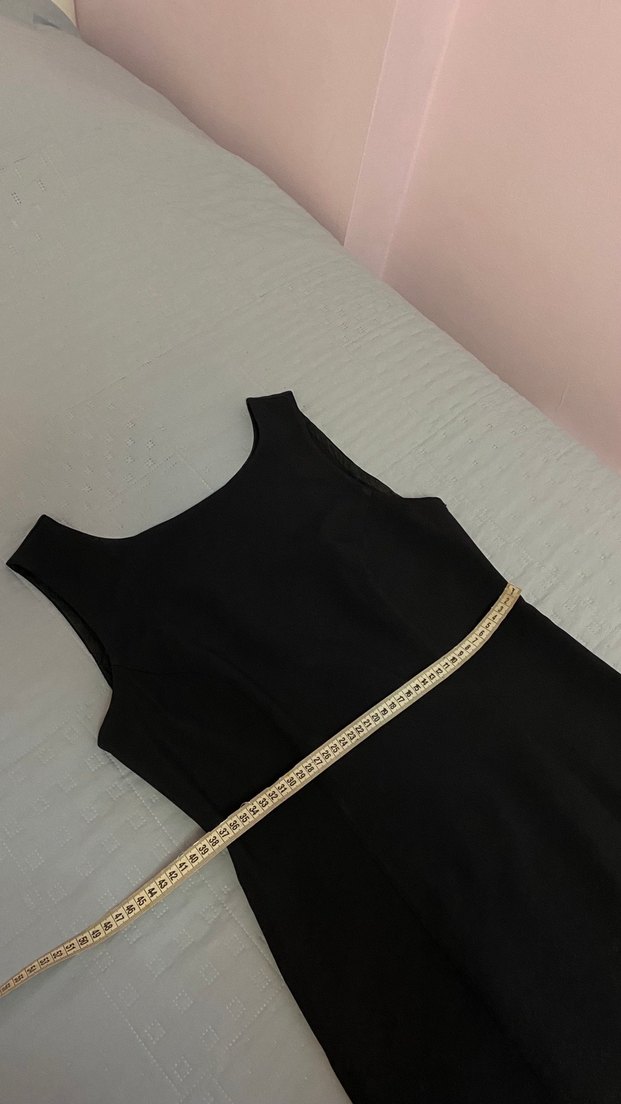 Sisley 36 beden askılı elbise - Görsel 4