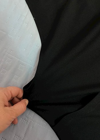 Quzu 40 beden askılı kısa cepli salopet  elbise - Görsel 6