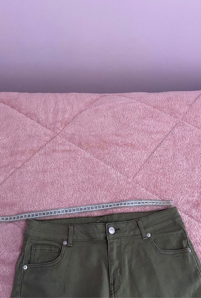 H&M marka 42 beden V kot şort - Görsel 5