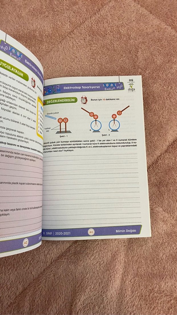 Bilimin Doğası 8 sınıf Doğa Koleji kitabı - Görsel 5