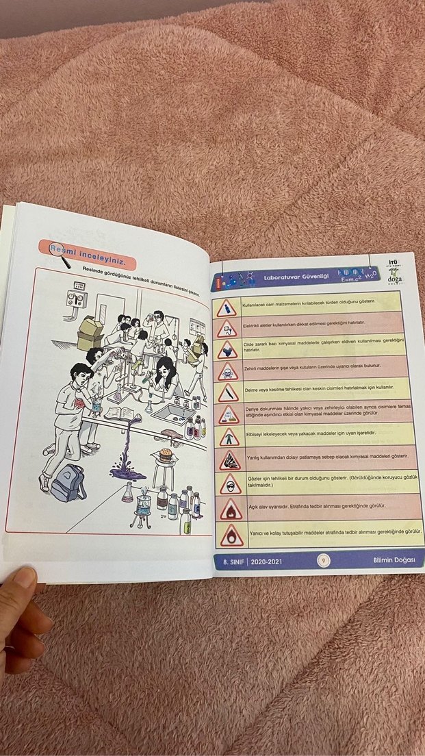 Bilimin Doğası 8 sınıf Doğa Koleji kitabı - Görsel 3