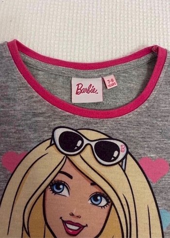 Barbie marka 7-8 yaş tişört - Görsel 3