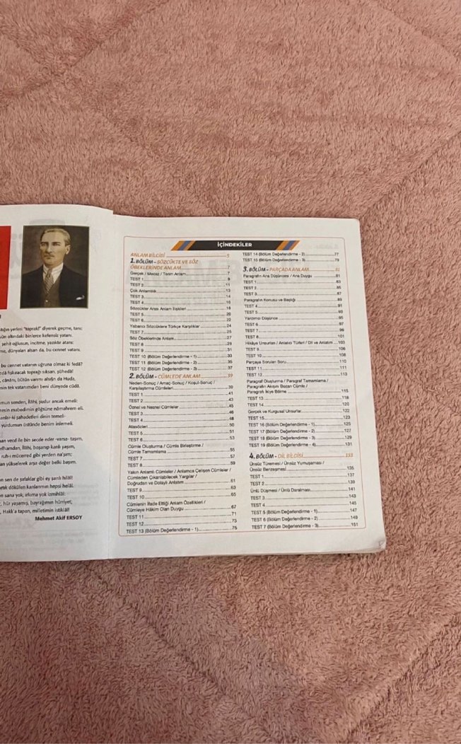 Türkçe 5 sınıf Berkay Yayınları - Görsel 3