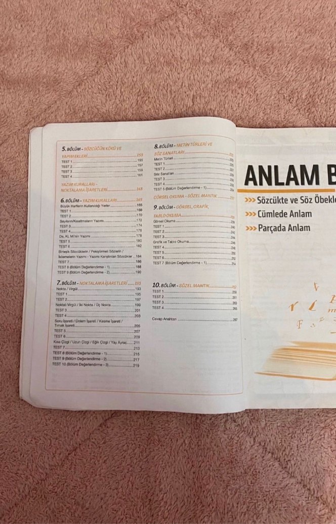 Türkçe 5 sınıf Berkay Yayınları - Görsel 4
