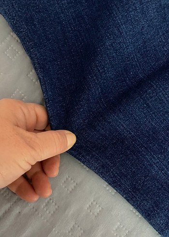 Gebe marka 34 beden likralı hamile kot pantolon ispanyol - Görsel 8