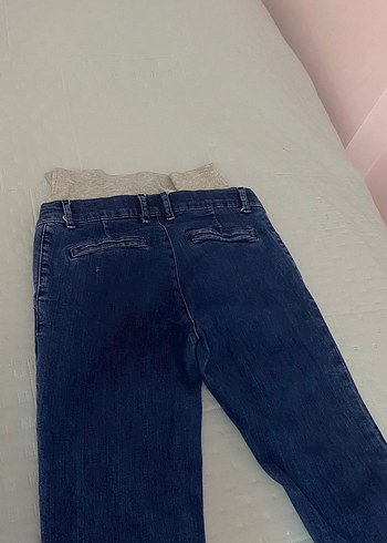 Gebe marka 34 beden likralı hamile kot pantolon ispanyol - Görsel 7