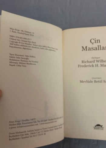 Çin Masalları - Frederick H.
Martens kitap - Görsel 2