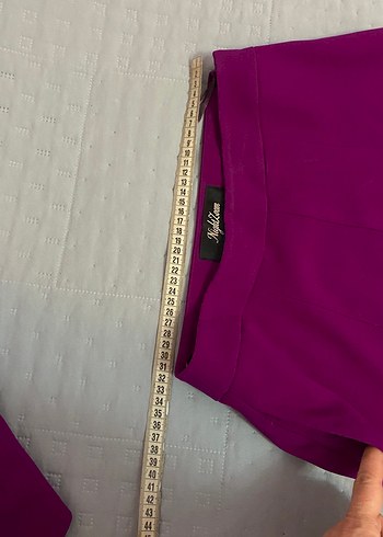 Adil Işık Bluz Pantolon İkili Takım bluz asimetrik ve volanlı - Görsel 5