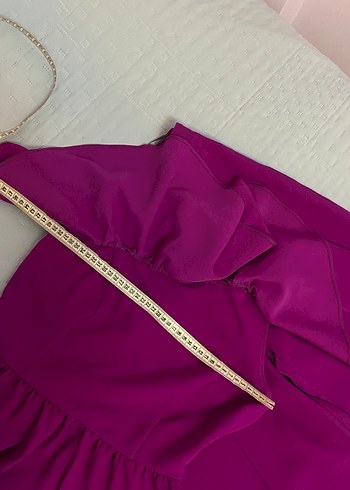 Adil Işık Bluz Pantolon İkili Takım bluz asimetrik ve volanlı - Görsel 6