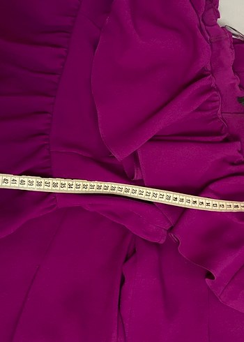 Adil Işık Bluz Pantolon İkili Takım bluz asimetrik ve volanlı - Görsel 9