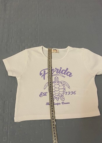 Koton 11-12 yaş crop tişört - Görsel 2