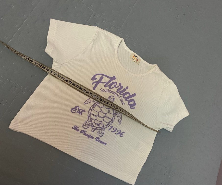 Koton 11-12 yaş crop tişört - Görsel 3