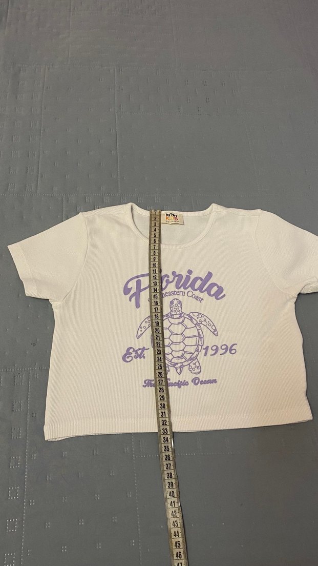 Koton 11-12 yaş crop tişört - Görsel 2