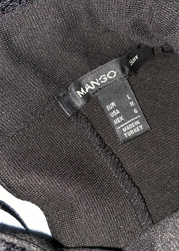 Mango 38 beden güpürlü bebe yaka elbise likrası var - Görsel 9