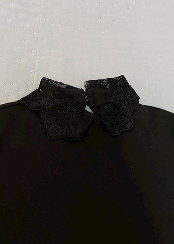 Mango 38 beden güpürlü bebe yaka elbise likrası var - Görsel 7