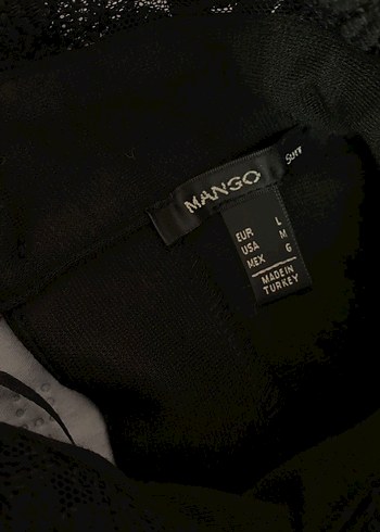 Mango 38 beden güpürlü bebe yaka elbise likrası var - Görsel 6