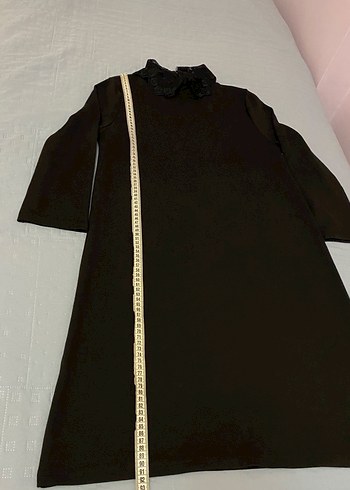 Mango 38 beden güpürlü bebe yaka elbise likrası var - Görsel 2