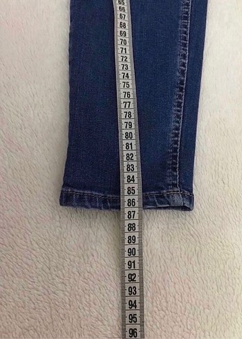 Lc waikiki yüksek bel bel kot pantolon likralı çiçek nakışlık - Görsel 7