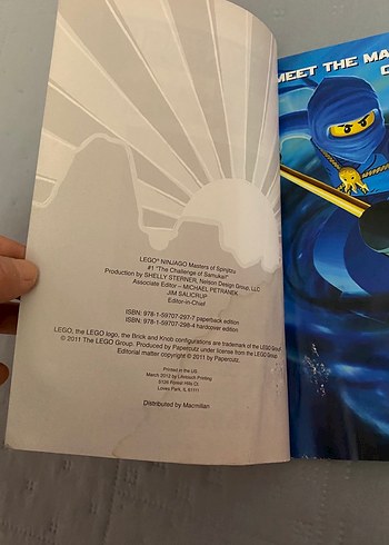 Ninjago "THE CHALLENGE OF SAMUKAI" ingilizce kitap - Görsel 2