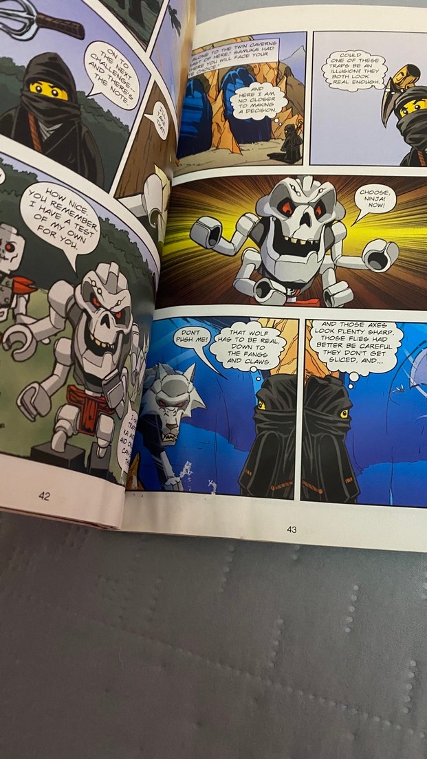 Ninjago "THE CHALLENGE OF SAMUKAI" ingilizce kitap - Görsel 5