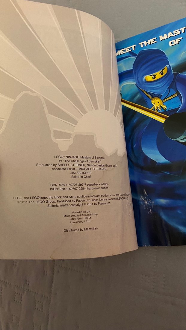 Ninjago "THE CHALLENGE OF SAMUKAI" ingilizce kitap - Görsel 3
