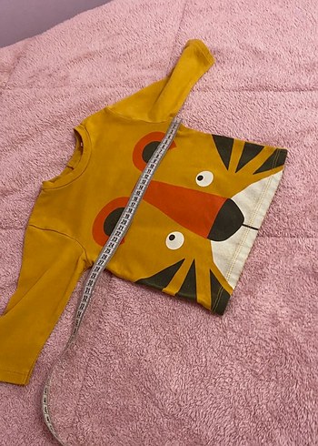 Aslan desen erkek bebek tişört 3-6 ay - Görsel 4