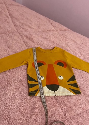 Aslan desen erkek bebek tişört 3-6 ay - Görsel 3