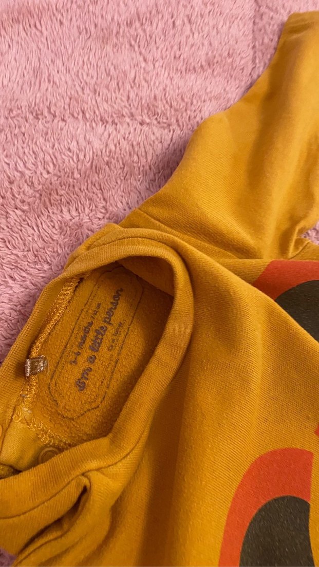 Aslan desen erkek bebek tişört 3-6 ay - Görsel 5