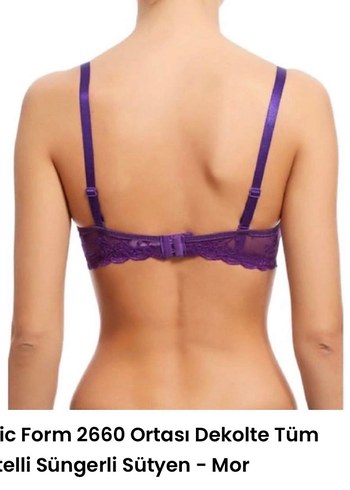 Magic Form 85 beden taşlı sütyen - Görsel 2