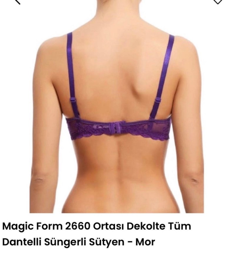 Magic Form 85 beden taşlı sütyen - Görsel 2