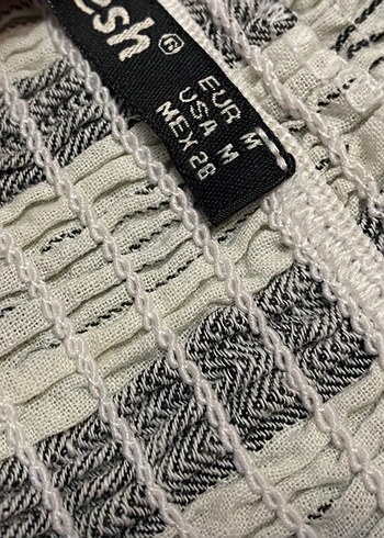 Askılı Çizgili Bluz Crop 38 Beden - Görsel 5