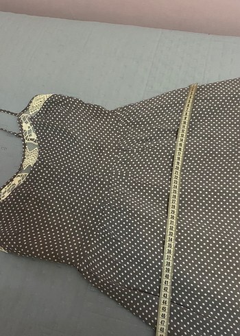 Forever21 Puantiyeli Güpürlü Askılı Elbise 36 Beden - Görsel 4