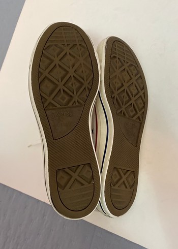 Converse Krem renk Erkek 44 numara bağcıklı sneaker. - Görsel 6