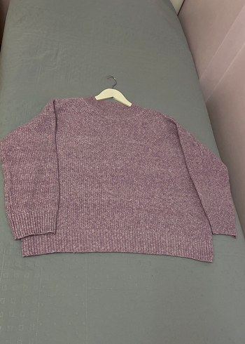 Esprit Lila renkli, triko kazak 44 kazak - Görsel 3