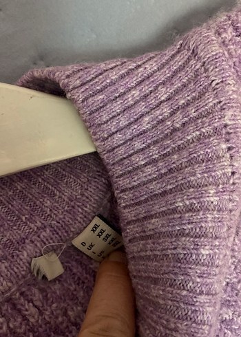 Esprit Lila renkli, triko kazak 44 kazak - Görsel 6