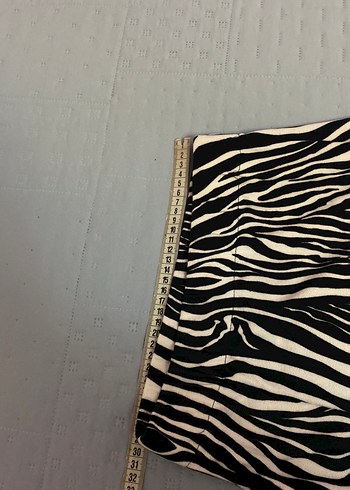 Zebra Desen Yırtmaçlı uzun etek36 bede - Görsel 6