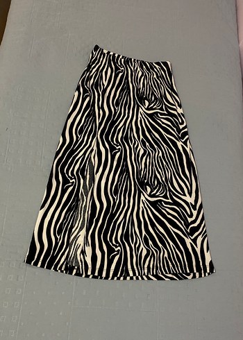 Zebra Desen Yırtmaçlı uzun etek36 bede - Görsel 2