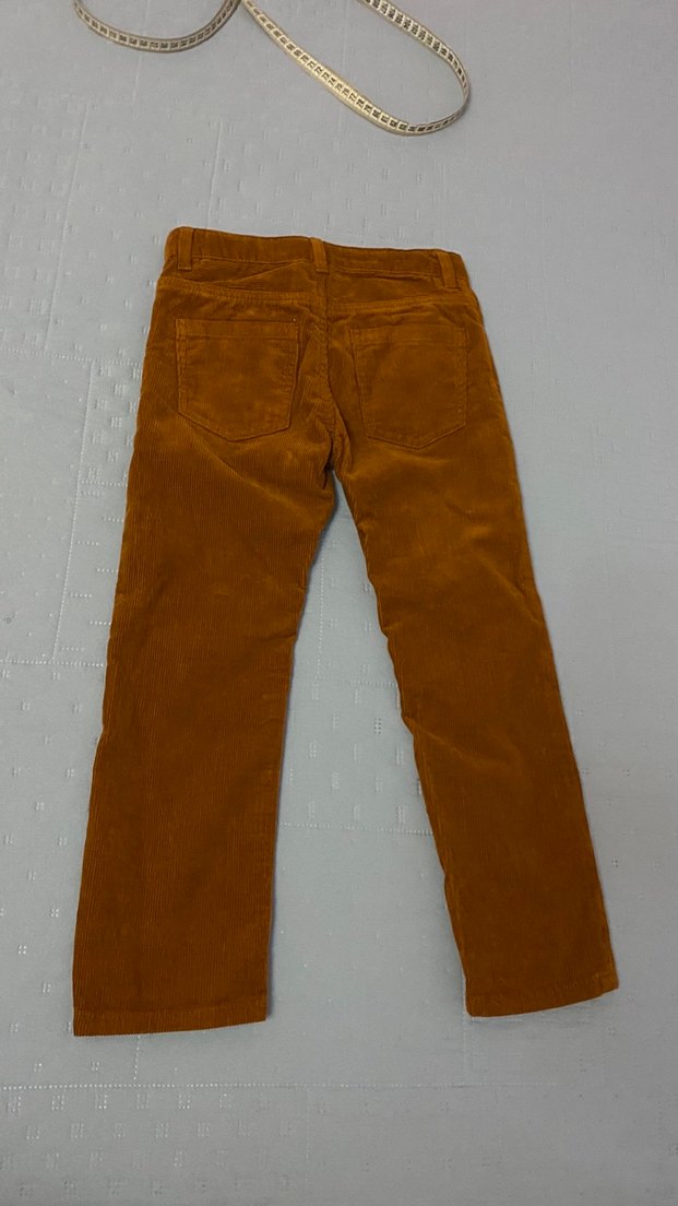 H&M Fitilli Kadife Pantolon 5-6 yaş Taba Renk - Görsel 5