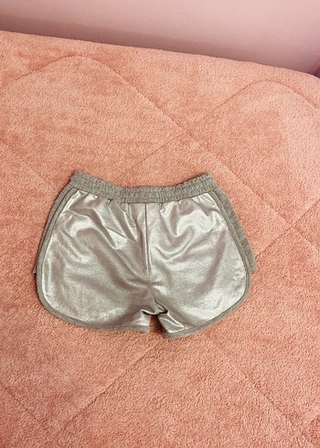 Barbie Gümüş Renkli Kız Çocuk Şort - Görsel 4