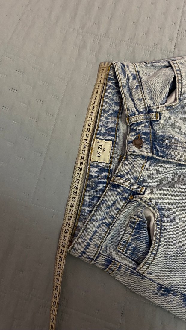 Ouzu Açık Mavi Yırtık Detaylı Kot Pantolon 27 beden - Görsel 4