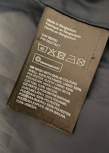 H&M Kayak Montu Kapüşonlu Çocuk Mont - Görsel 6