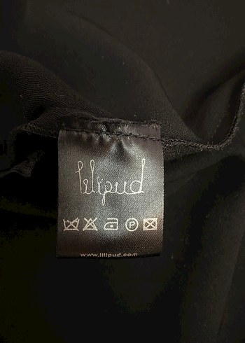 Kırmızı Suni Deri Detaylı Elbise 38 beden Siyah Renk - Görsel 8