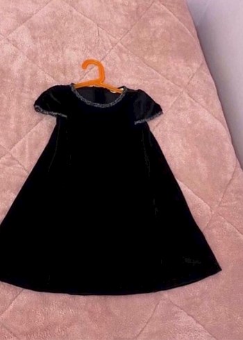 Koton marka 6-7 yaş kadife elbise - Görsel 3