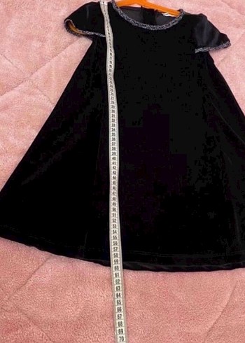 Koton marka 6-7 yaş kadife elbise - Görsel 5