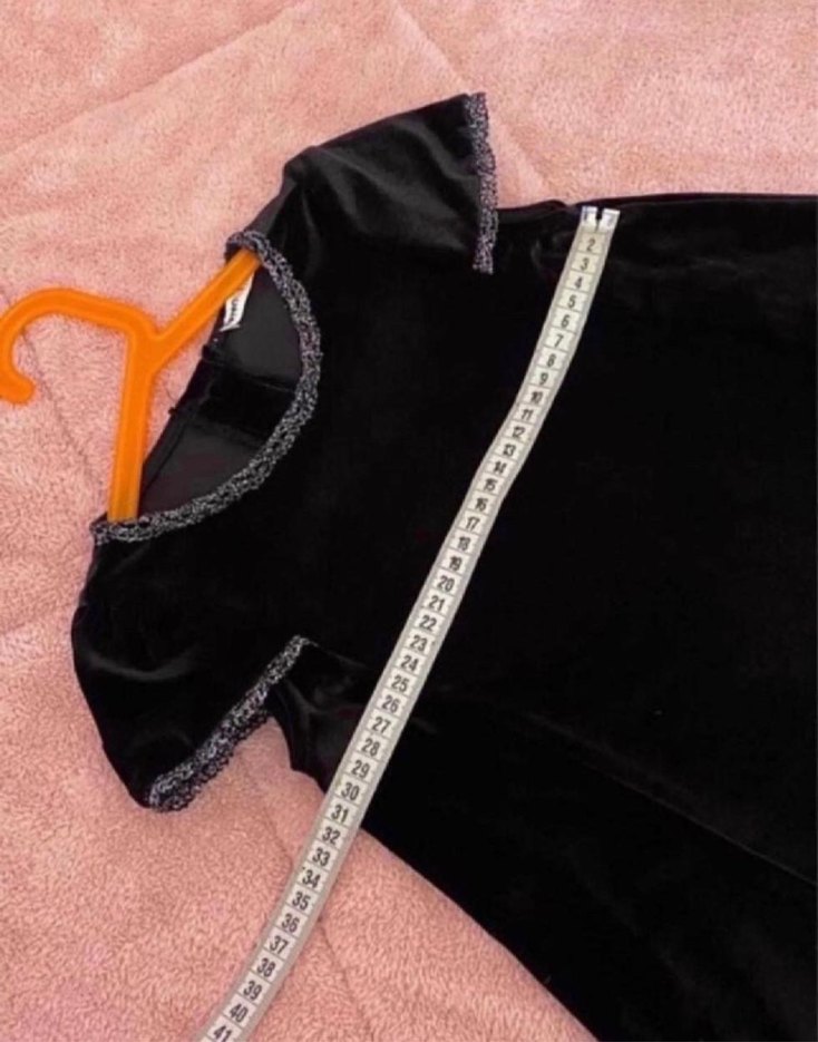 Koton marka 6-7 yaş kadife elbise - Görsel 4