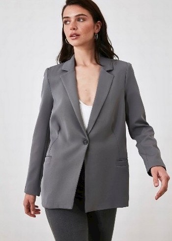 Trend Regular Astar Detaylı Dokuma Blazer
Ceket 38 Beden Leopar - Görsel 2